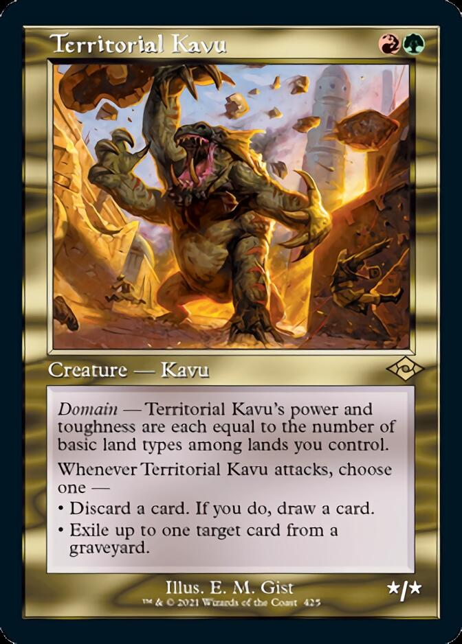 Territorial Kavu (Retro Foil Etched) [Modern Horizons 2] | North Game Den