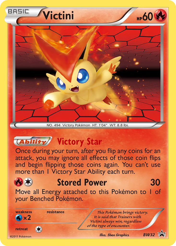 Victini (BW32) [Black & White: Black Star Promos] | North Game Den