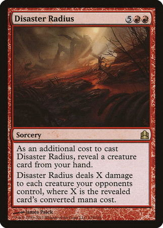 Disaster Radius [Commander 2011] | North Game Den