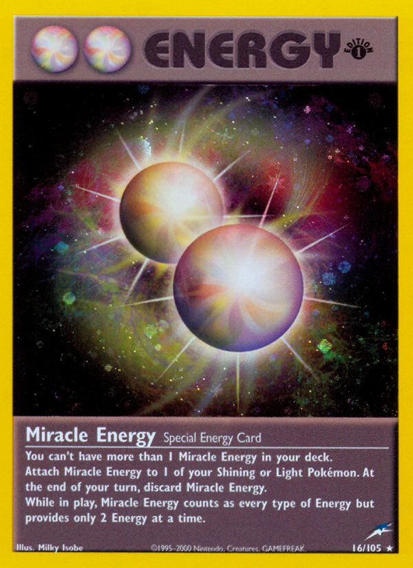 Miracle Energy (16/105) [Neo Destiny 1st Edition] | North Game Den