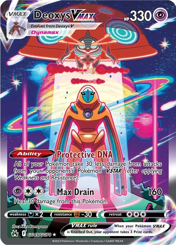 Deoxys VMAX (GG45/GG70) [Sword & Shield: Crown Zenith] | North Game Den