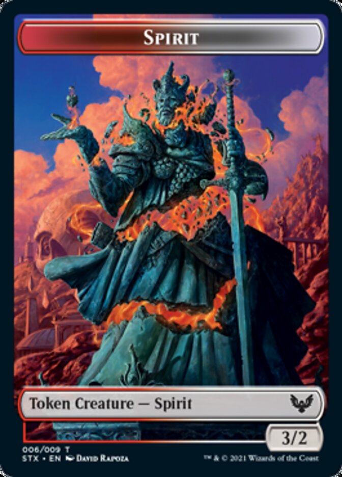 Elemental // Spirit Token [Strixhaven: School of Mages Tokens] | North Game Den