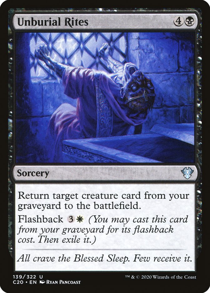 Unburial Rites [Commander 2020] | North Game Den