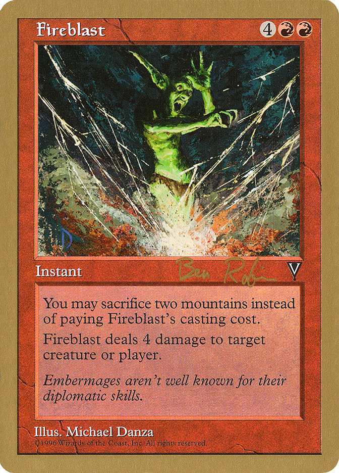 Fireblast (Ben Rubin) [World Championship Decks 1998] | North Game Den