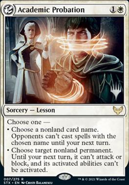 Academic Probation (Promo Pack) [Strixhaven: School of Mages Promos] | North Game Den