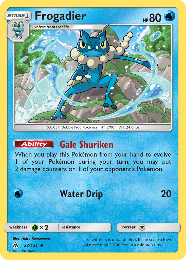 Frogadier (23/131) [Sun & Moon: Forbidden Light] | North Game Den