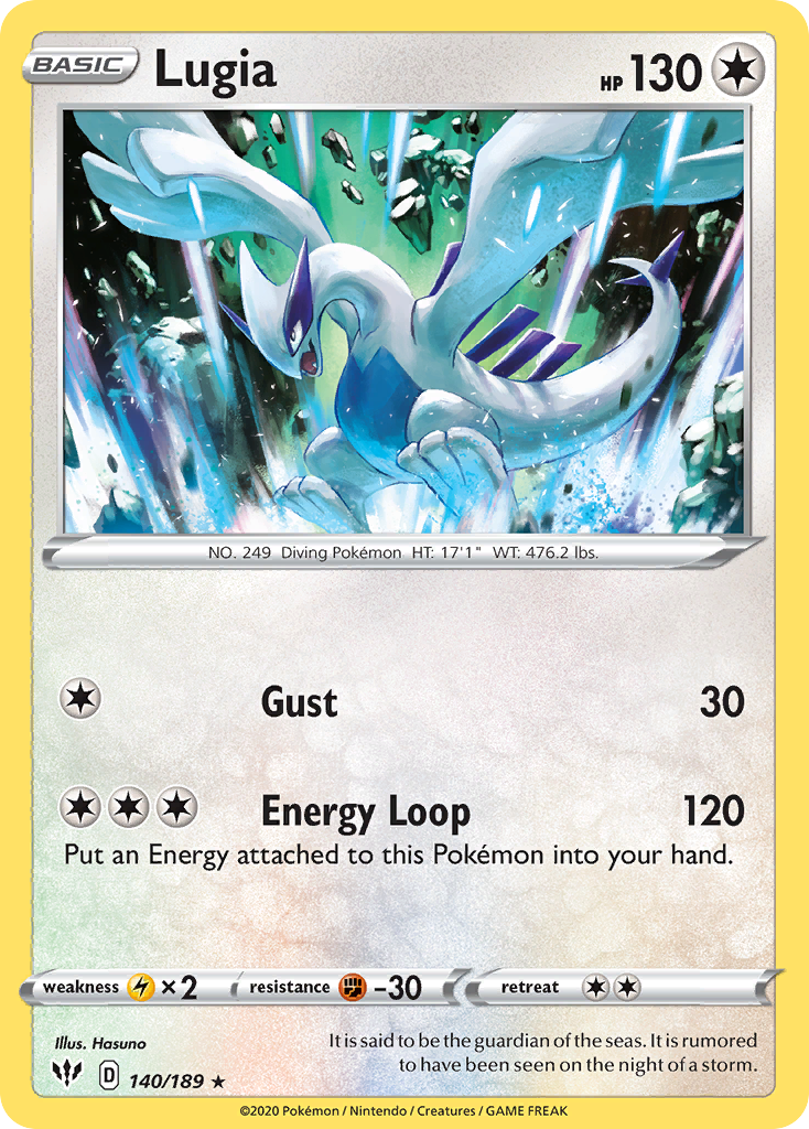 Lugia (140/189) [Sword & Shield: Darkness Ablaze] | North Game Den