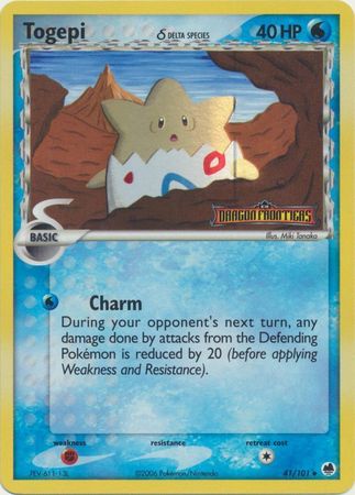 Togepi (41/101) (Delta Species) (Stamped) [EX: Dragon Frontiers] | North Game Den