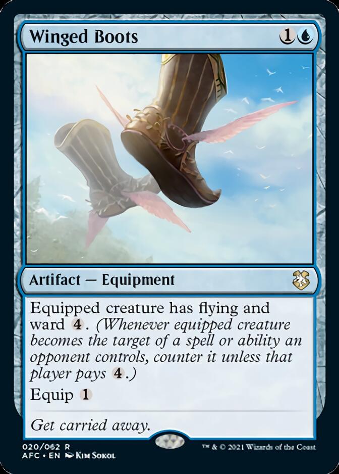 Winged Boots [Dungeons & Dragons: Adventures in the Forgotten Realms Commander] | North Game Den