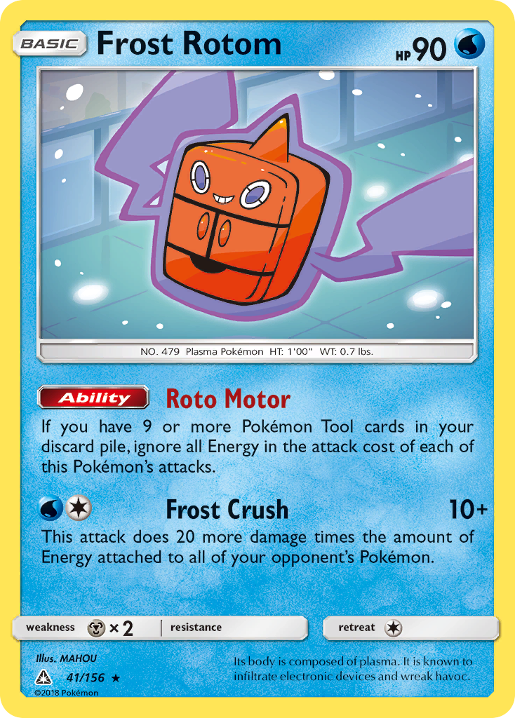 Frost Rotom (41/156) [Sun & Moon: Ultra Prism] | North Game Den
