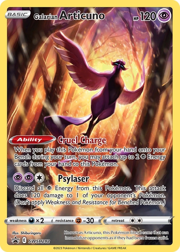 Galarian Articuno (SWSH282) [Sword & Shield: Black Star Promos] | North Game Den