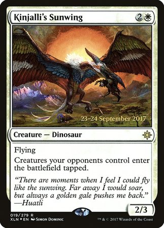 Kinjalli's Sunwing [Ixalan Promos] | North Game Den