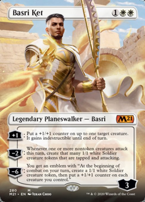 Basri Ket (Borderless) [Core Set 2021] | North Game Den