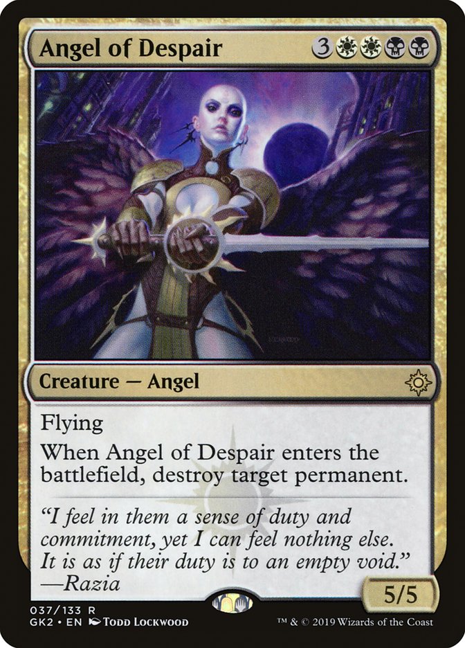 Angel of Despair [Ravnica Allegiance Guild Kit] | North Game Den