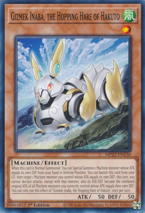 Gizmek Inaba, the Hopping Hare of Hakuto [MP22-EN130] Common | North Game Den