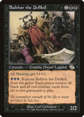 Balthor the Defiled [Judgment] | North Game Den