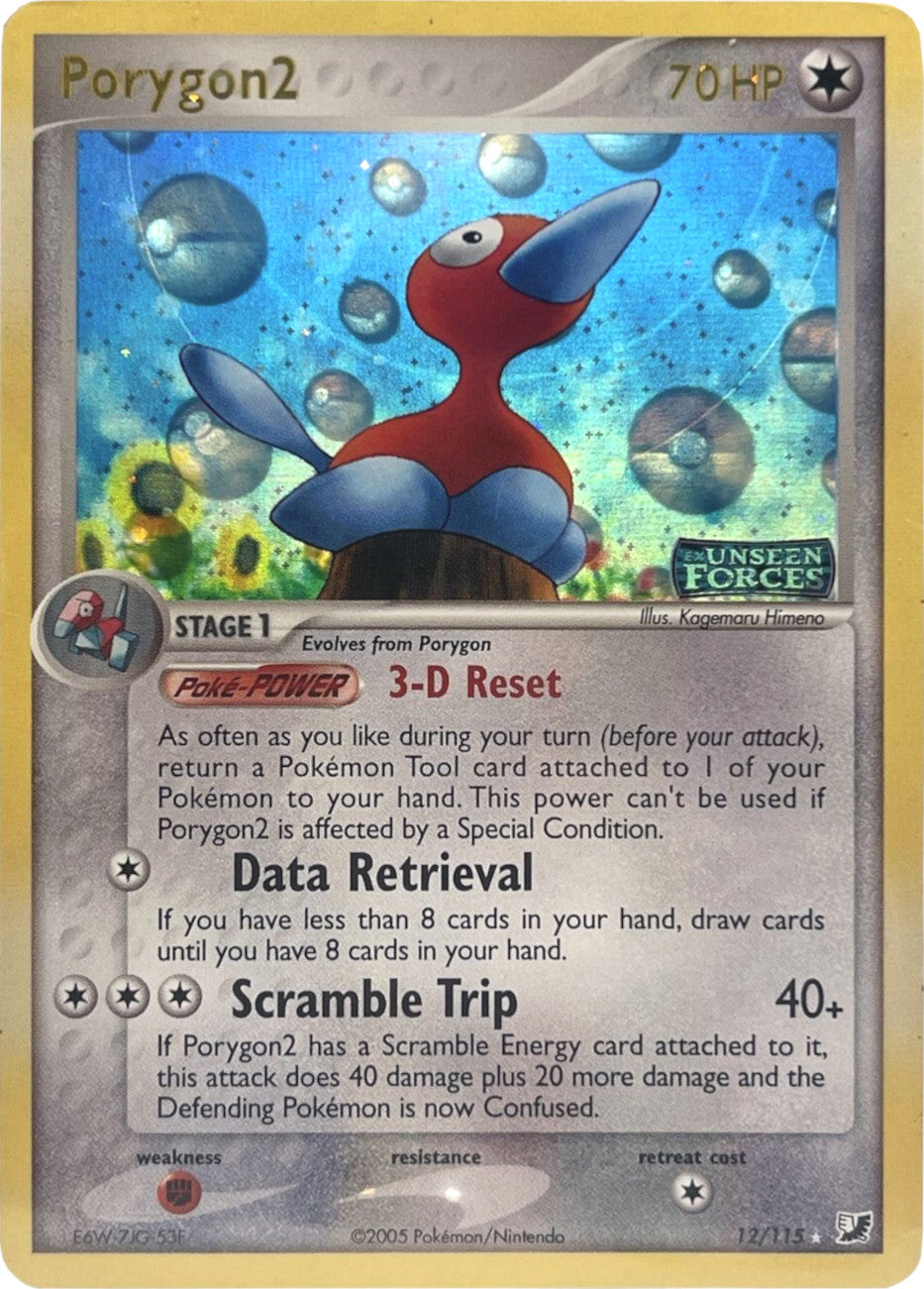 Porygon2 (12/115) (Stamped) [EX: Unseen Forces] | North Game Den