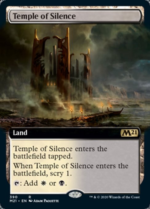 Temple of Silence (Extended Art) [Core Set 2021] | North Game Den