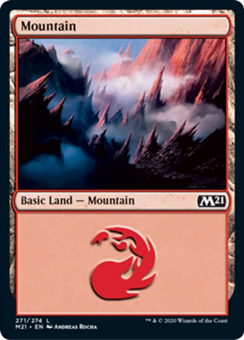 Mountain (271) [Core Set 2021] | North Game Den