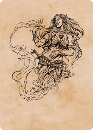 Djinni Windseer (Showcase) Art Card [Dungeons & Dragons: Adventures in the Forgotten Realms Art Series] | North Game Den