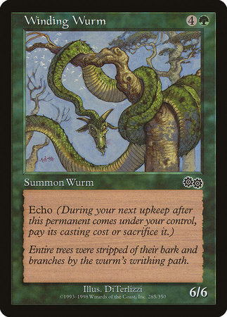 Winding Wurm [Urza's Saga] | North Game Den