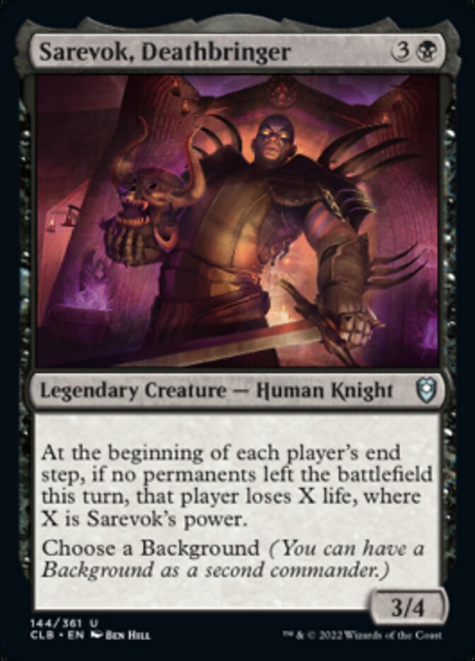 Sarevok, Deathbringer [Commander Legends: Battle for Baldur's Gate] | North Game Den