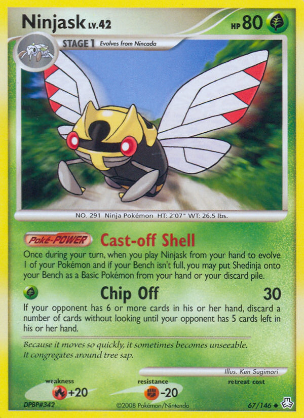 Ninjask (67/146) [Diamond & Pearl: Legends Awakened] | North Game Den
