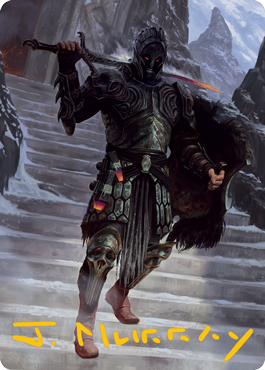 Dakkon, Shadow Slayer Art Card (49) (Gold-Stamped Signature) [Modern Horizons 2 Art Series] | North Game Den