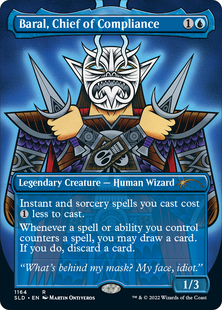 Baral, Chief of Compliance (Borderless) [Secret Lair Drop Series] | North Game Den