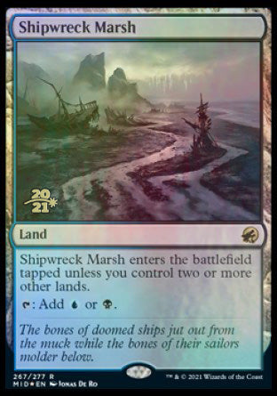 Shipwreck Marsh [Innistrad: Midnight Hunt Prerelease Promos] | North Game Den
