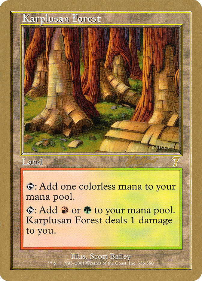 Karplusan Forest (Sim Han How) [World Championship Decks 2002] | North Game Den