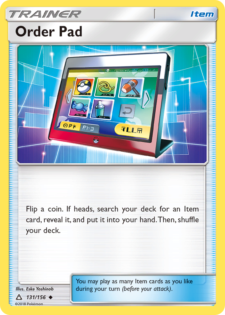 Order Pad (131/156) [Sun & Moon: Ultra Prism] | North Game Den