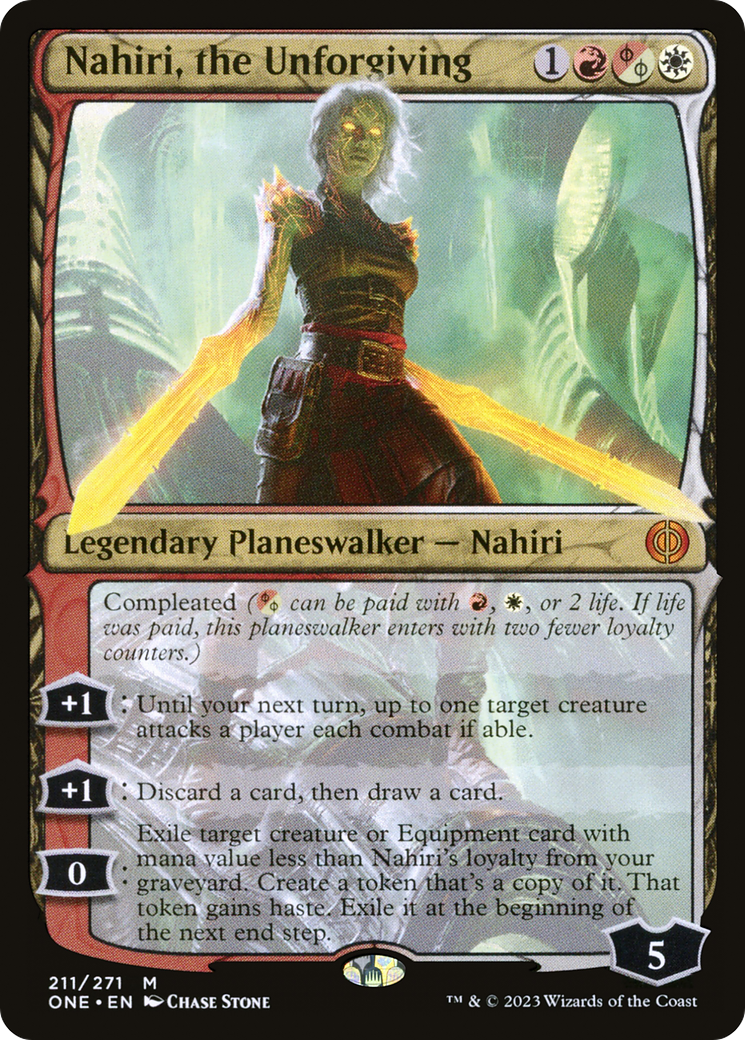 Nahiri, the Unforgiving [Phyrexia: All Will Be One] | North Game Den