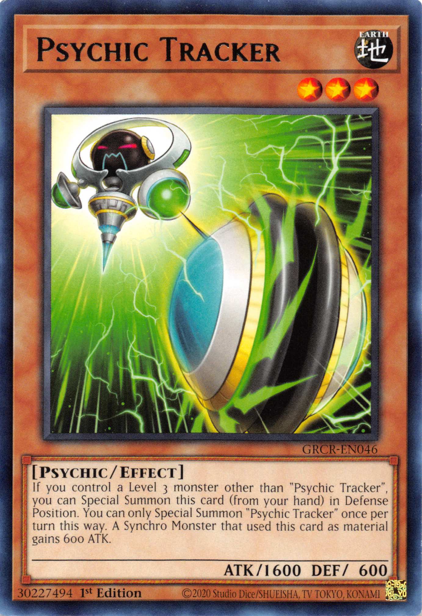Psychic Tracker [GRCR-EN046] Rare | North Game Den