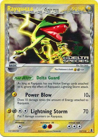 Rayquaza (13/113) (Delta Species) (Stamped) [EX: Delta Species] | North Game Den