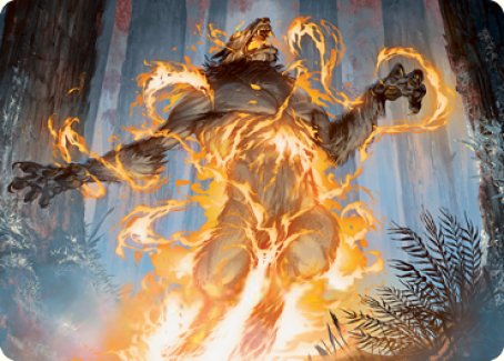 Burn the Accursed Art Card [Innistrad: Midnight Hunt Art Series] | North Game Den