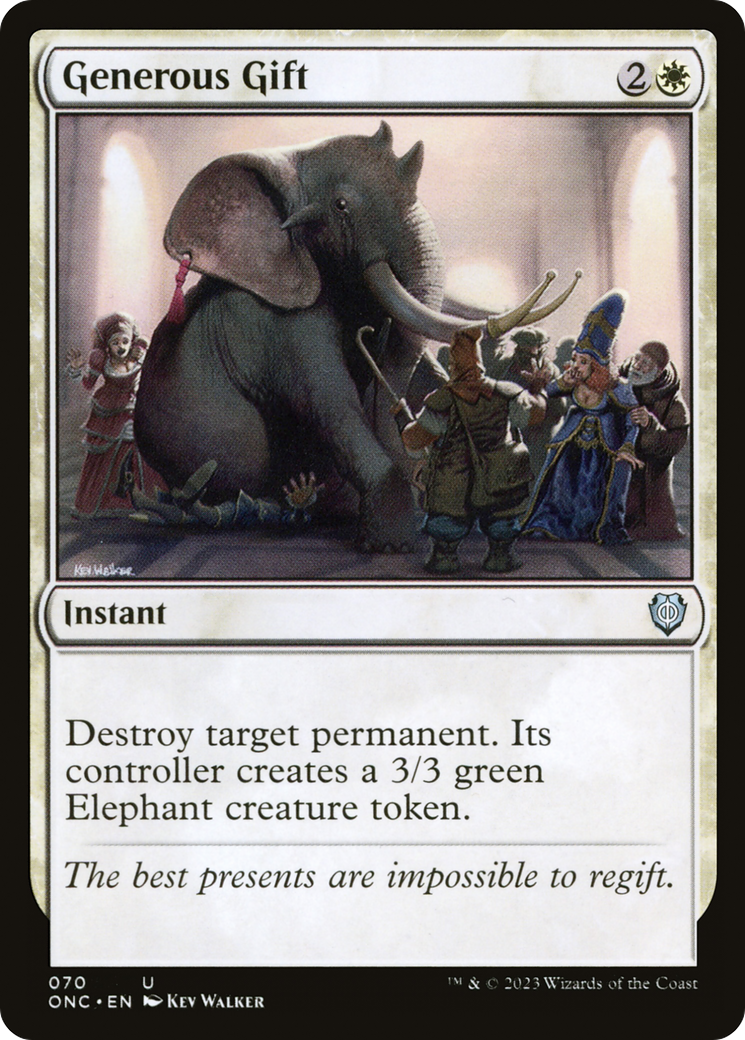 Generous Gift [Phyrexia: All Will Be One Commander] | North Game Den