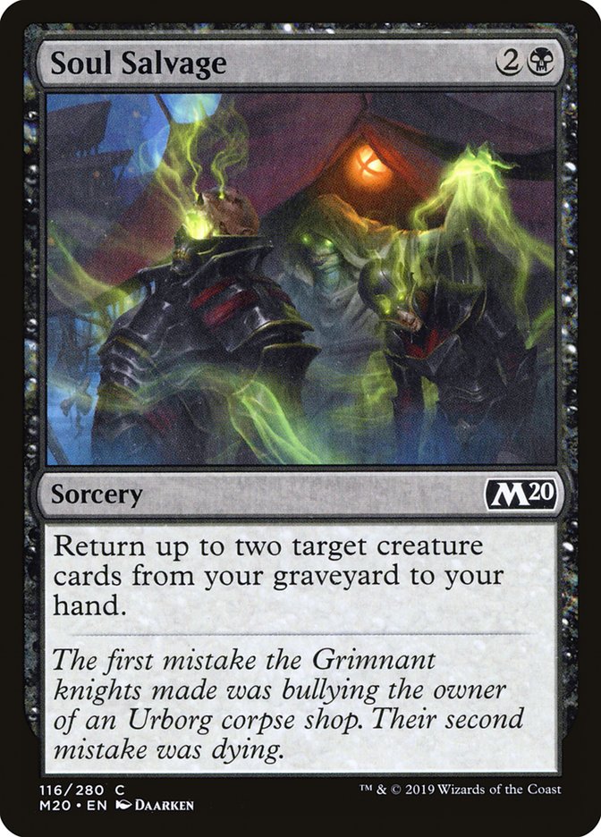 Soul Salvage [Core Set 2020] | North Game Den