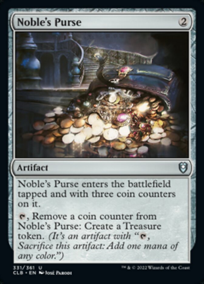 Noble's Purse [Commander Legends: Battle for Baldur's Gate] | North Game Den