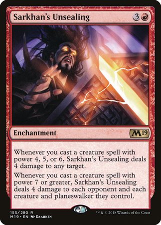 Sarkhan's Unsealing [Core Set 2019] | North Game Den