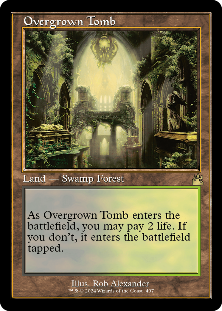 Overgrown Tomb (Retro) [Ravnica Remastered] | North Game Den