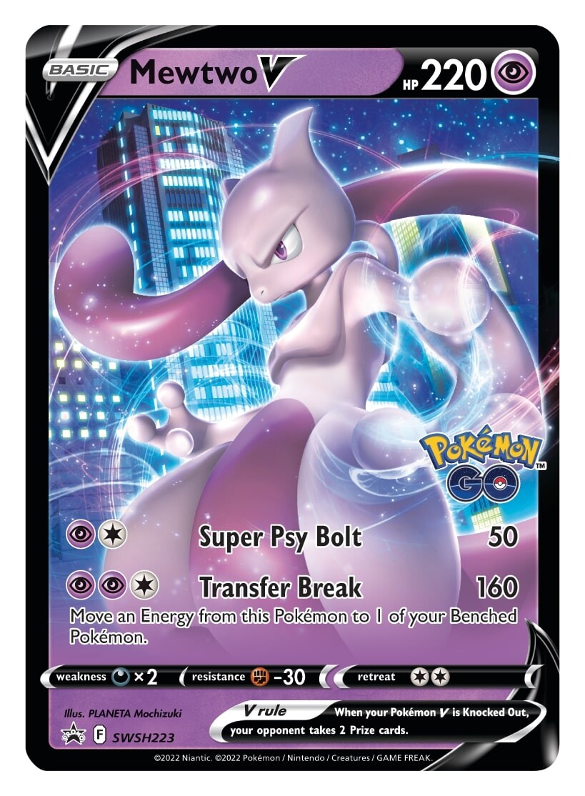 Mewtwo V (SWSH223) [Sword & Shield: Black Star Promos] | North Game Den