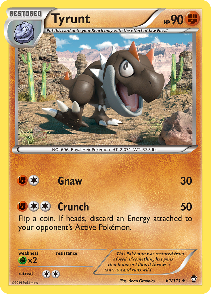Tyrunt (61/111) [XY: Furious Fists] | North Game Den