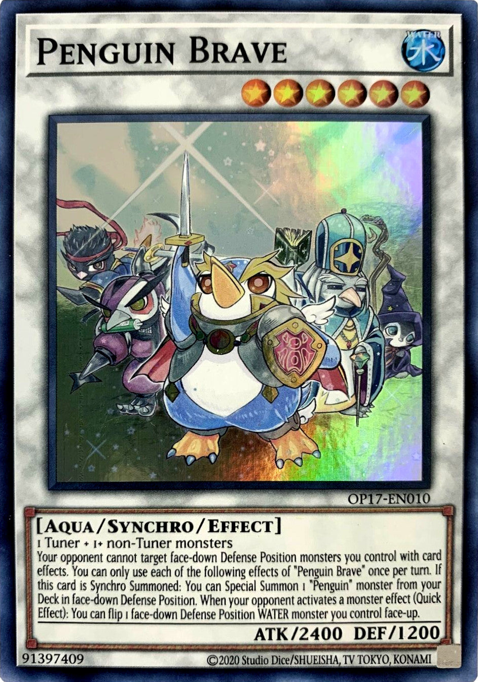 Penguin Brave [OP17-EN010] Super Rare | North Game Den