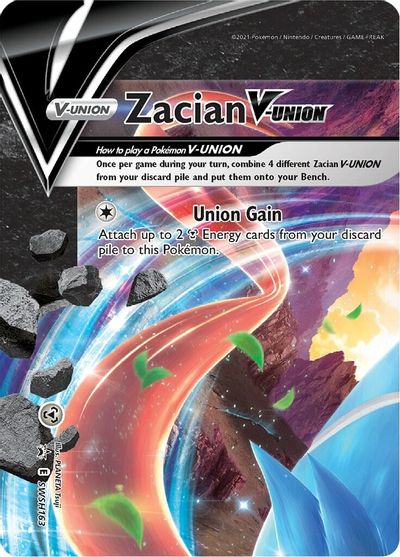 Zacian V-Union (SWSH163) [Sword & Shield: Black Star Promos] | North Game Den