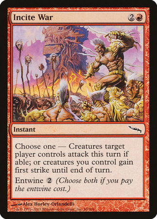 Incite War [Mirrodin] | North Game Den