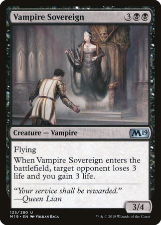 Vampire Sovereign [Core Set 2019] | North Game Den
