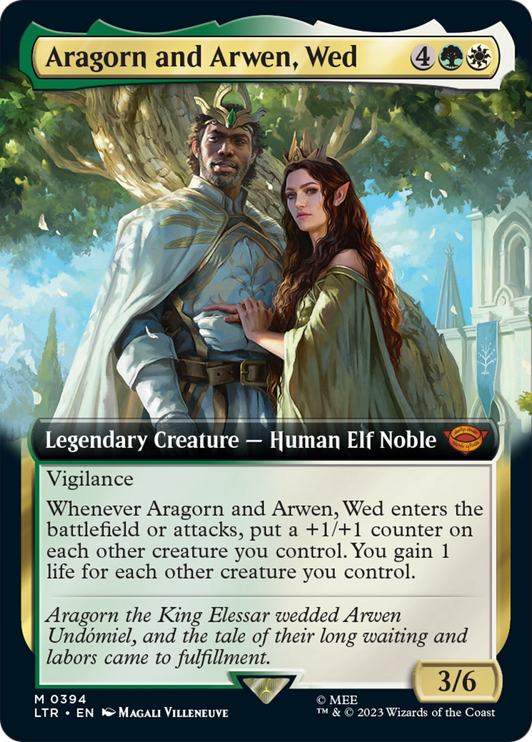 Aragorn and Arwen, Wed (Extended Art) [The Lord of the Rings: Tales of Middle-Earth] | North Game Den