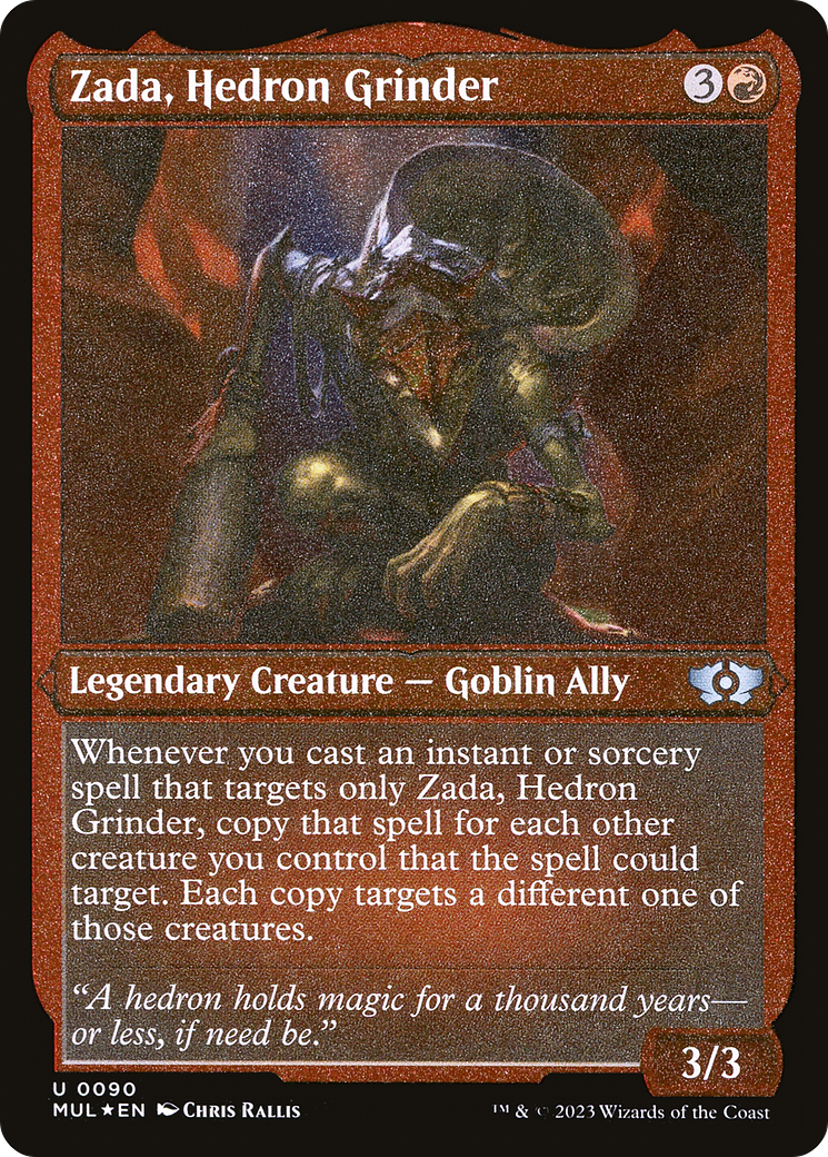 Zada, Hedron Grinder (Foil Etched) [Multiverse Legends] | North Game Den