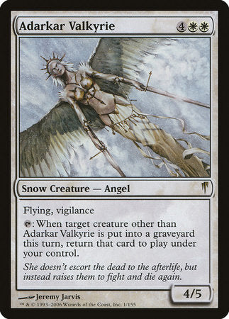 Adarkar Valkyrie [Coldsnap] | North Game Den